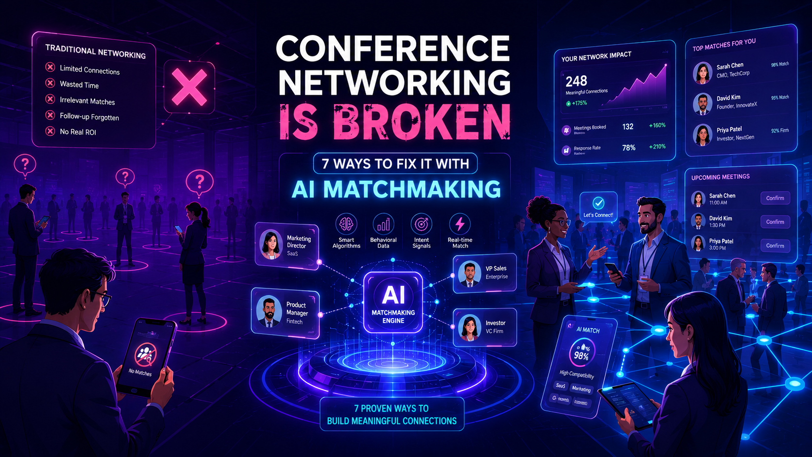 Conference Networking Is Broken: 7 Ways To Fix It With AI Matchmaking
