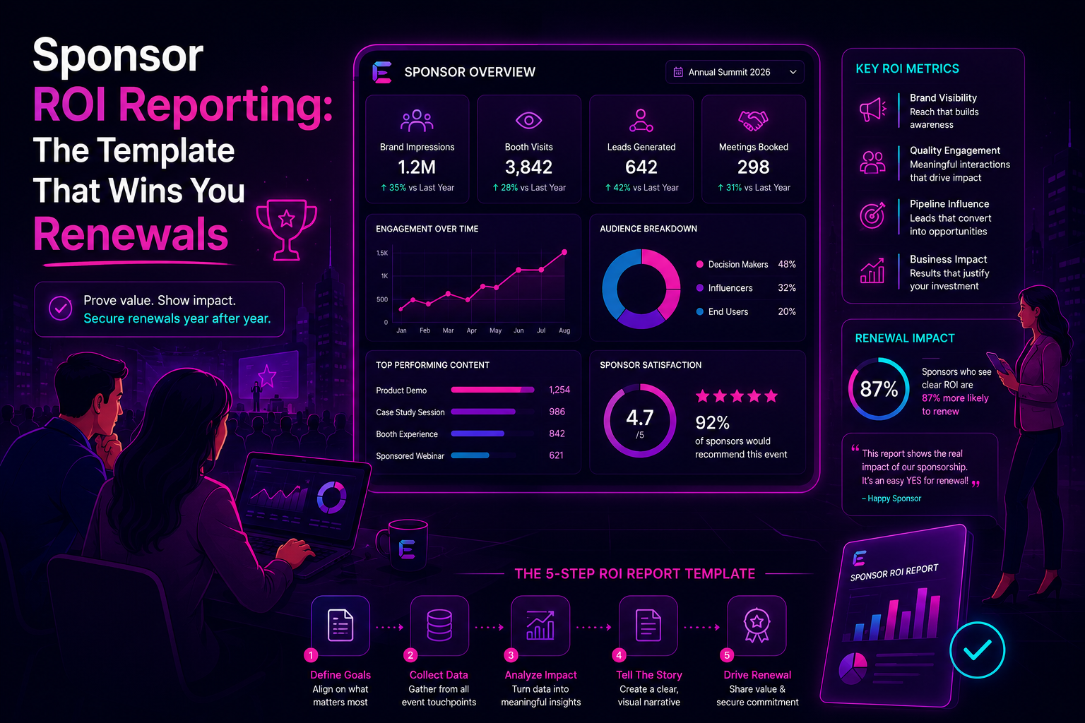 Sponsor ROI Reporting: The Template That Wins You Renewals